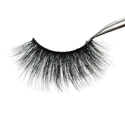 China Long New Design 7d Faux Mink Eyelashes Luxury Natural Faux Mink Lashes Soft Black Customized Packaging for sale