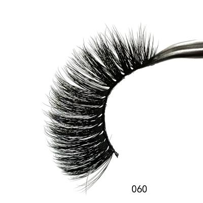 China Super Effective 25mm Soft Lashes Synthetic Private Label 3d Silk Eyelashes / 3D Silk Eyelashes With Custom Packaging Box for sale