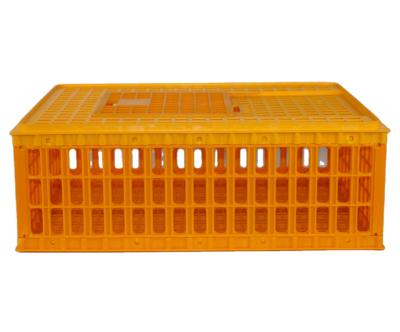 China Stackable Collapsible Heavy Capacity Cages Chicken Transport Foldable Plastic Cages For Sale for sale