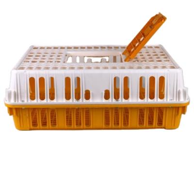 China Stackable Stackable Plastic Cages Chicken Transport Cages Use In Poultry Farm for sale