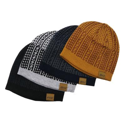 China Wholesale COMMON Merino Wool Knit Winter Docker Fisherman Beanies Hats Skull Covers Knitting Pattern For Men for sale