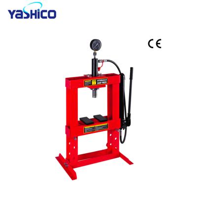 China Repair 10 Ton Hydraulic Shop Press Machine with Measurement for sale