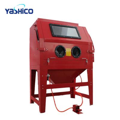 China Vertical Machinery Repair Shops 990L Blast Cabinet Sandblaster Sandblasting Machine for sale