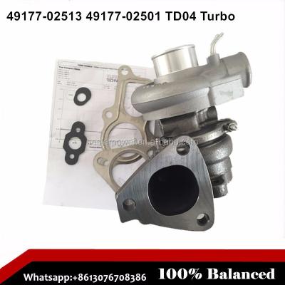 China TD04 Turbo CHRA Core For Mistubishi Hyundai 4D56 4917702500 Standard Size 49177-02511 for sale