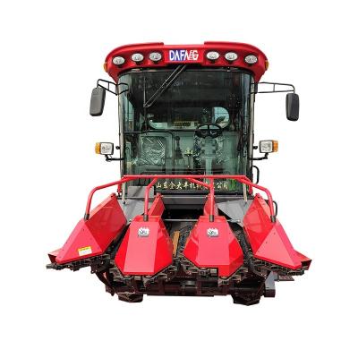 China Maize 3 Rows Maize Harvester Corn Combine Harvester With Peeling And Cutting System Combine Harvester For Wheat Cob for sale