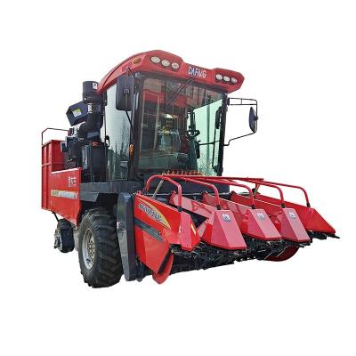 China Cheaper price second hand corn harvester for corn 4 rows used corn harvester on hot sale for sale