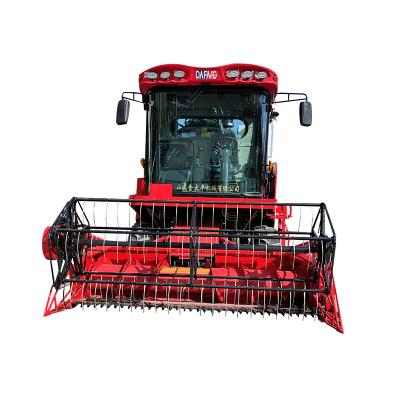 China Self Propelled High Reliable Wheat Wheel Wheat Harvester With Strong Gearbox for sale