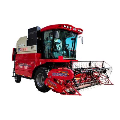 China Wheat Lower Impurities Wheat Harvester Axial Flow Wheel Self Propelled Combine Harvester for sale