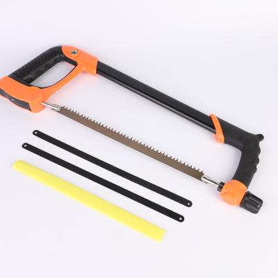 China Wooden 4 in 1 Household Steel Bar Iron Pipe Metal Cutting Manual Multifunctional Hand Saw Hacksaw for sale