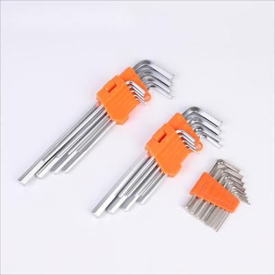 China Custom Torx End Auto Repair Allen Keys Multi-Size Ball Allen Keys Zinc Chrome Vanadium Hex Keys for sale