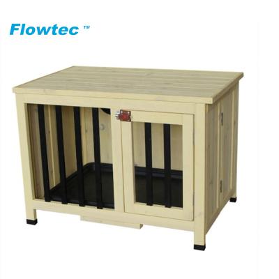 China Indoor and Outdoor Sturdy Wooden Crate Cat Puppy Pet House Large Portable Foldable Wooden Dog Crate Kennel Kennel Viable for sale