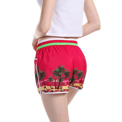 China Anti-Wrinkle High Grade Printed Swim Shorts Quick Dry Custom Beach Shorts 100% Polyester Microfiber for sale