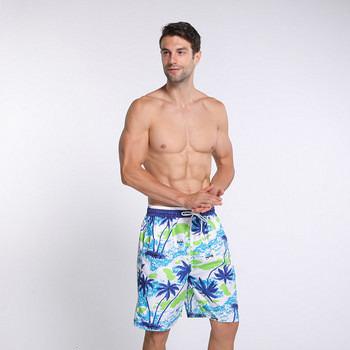 China High End Wholesale Digital Anti-Wrinkle Printing Custom Made Swim Trunks Boardshorts Shorts For Men for sale