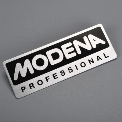 China China Thin Aluminum Plate Printing Cute Plate Logo Aluminum Car Badge Logo Stickers for sale