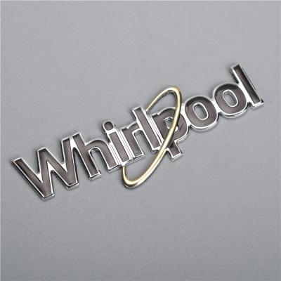 China Custom 0.08-0.2mm Thin Thin 3d Aluminum Logo Label Sticker for Printing Metal TV Brand for sale