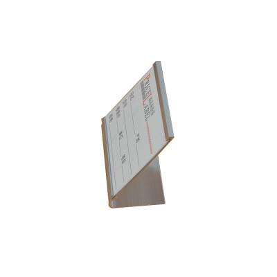 China Plastic Garment Aluminum Alloy Shelf Price Tag, Supermarket Label Holder for sale