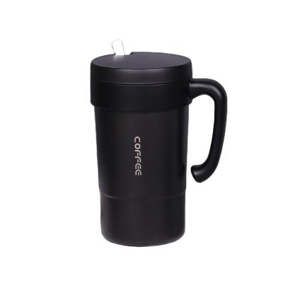 China Sustainable Camping 20oz Thermal Coffee Travel Mug With Lid With Handle Stainless Steel Double Walled Insulated Coffee Mug for sale