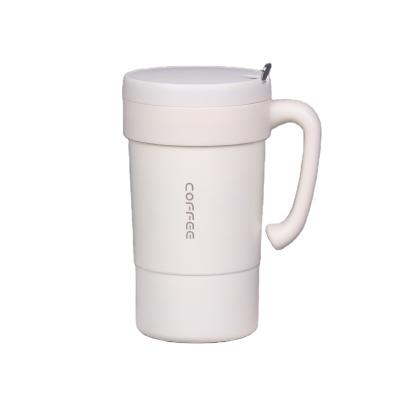 China Viable High Quality Colorful Coffee Mug With Handle 20oz Stainless Steel Coffee Mug Coffee Travel Mug for sale