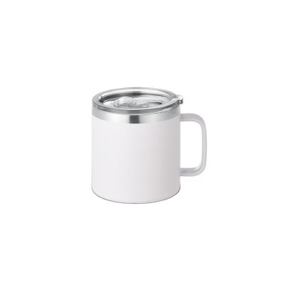 China Sustainable Coffee Mug With Handle 14oz Insulated Stainless Steel Coffee Travel Mug for sale