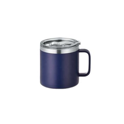 China Sustainable Double Wall Vacuum Reusable Coffee Mug With Lid for sale