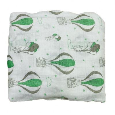 China PORTABLE Modern Organic 100% Bamboo Soft and Cozy Muslin Baby Wrap 2 Layers Covering for sale