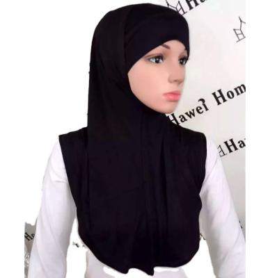 China Wholesale hijab cotton tank top cotton muslim two pieces amira with underscarf two pieces islamic hijabs HW034 for sale