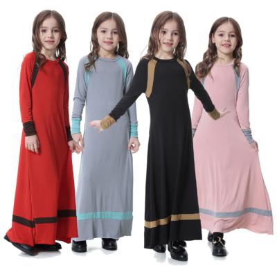 China wholesale muslim girls dress arab clothing kids muslim prayer clothes kids abayas kaftan YMY118 S for sale