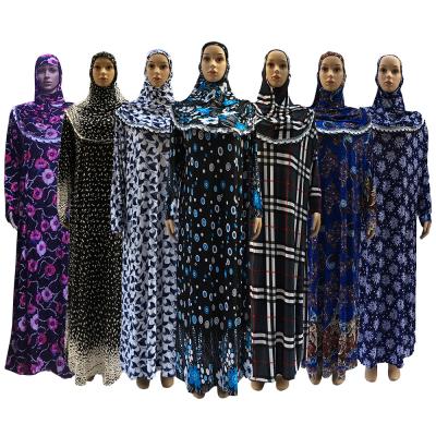 China 2020 Wholesale kaftan khimar muslim abaya QK033a M hijab Islam prayer clothing Abaya Maxi Dress women for sale