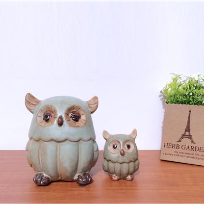 China Home Decor Ceramic Owl, Ceramic Owl Statue, Ceramic Owl Figurine for sale