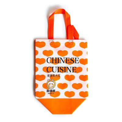 China Recyclable Reusable Customized Tote Shopping Bag Recycled Eco Non Woven Bag With Logo for sale