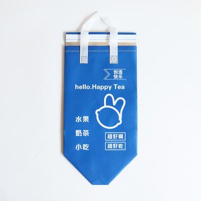 China Recyclable Custom High Quality Logo Size Non Woven Aluminum Foil Insulated New Folding Cooler Bag for sale