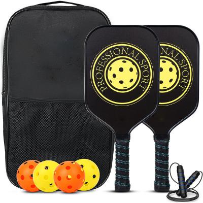 China Fashion/Professional Stock USAPA Approved Graphite Glass Fiber Carbon Fiber Edgeless Pickleball Professional Custom Shape Pickle Ball Paddle Edgeles for sale