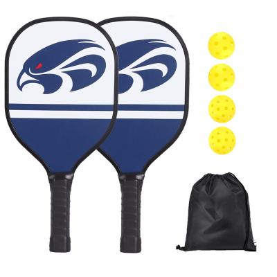 China Portable/Durable/Eco-Friendly/Warterproof/Light Weight/Comfortable USAPA Approved Pickleball Custom Outdoor Pickleballs Paddle Set With Bag Pickle Ball Private Label Wooden Pickleball Paddle for sale