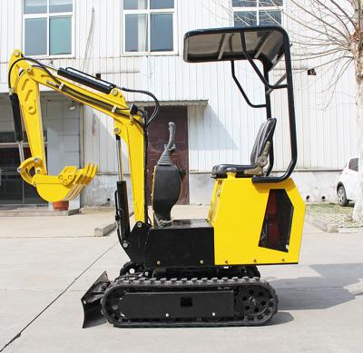 China Building Material Stores Hot Sale New 1 Ton Mini Excavator 1500kg Small Rubber Crawler Digger for sale