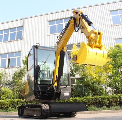 China Construction Material Shops 1.5 Ton Joystick Mini Crawler Excavator Hydraulic Operation Crawler Mini Excavator With R330 for sale