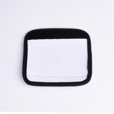 China Fashion Decorate New Neoprene Customized Design Truncated Logo Luggage Handle Cover Blank Holder for sale