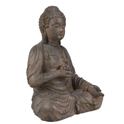 China Europe Polyresin Wholesale Art Decoration Funny Mini Seated Buddha Antique Statuary Statue for sale