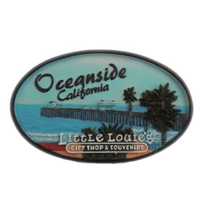 China Europe California Travel Photo Customize 3D Sopuvenir Fridge Magnet 5x7cm for sale