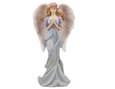 China Europe religious decorative statue of Angel Praying standing, can be used for gifts such as Easter or Christmas for sale