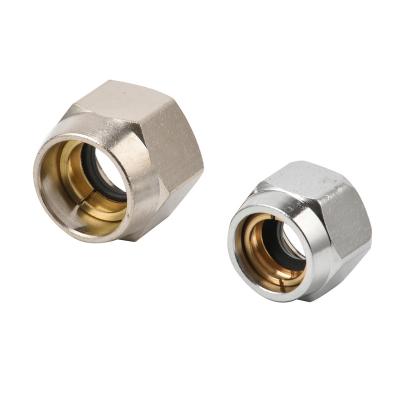 China For factory price hot sale copper gas pipe quick connector nut for gas pipe for sale