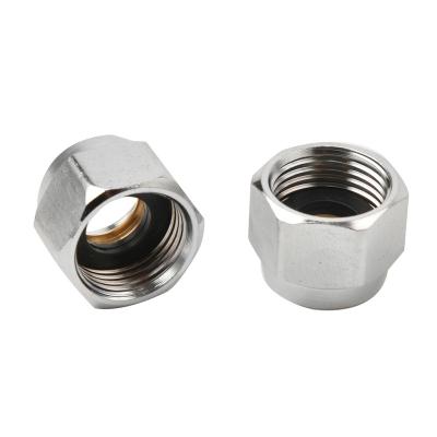 China For gas pipe hot sale factory price stainless steel quick connector nut for gas pipe for sale