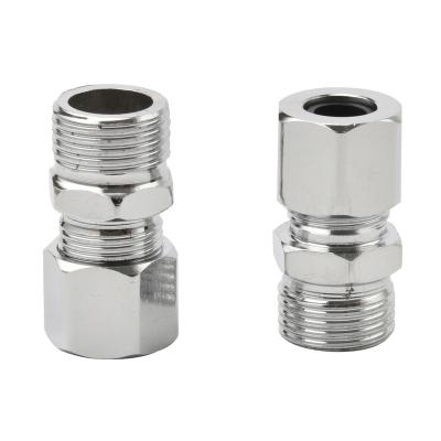 China G1/2X Gas Pipes Socket 16mm Gas Hose Socket Adapter Stainless Steel Joint Installation For Pipes for sale