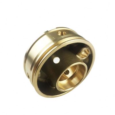 China Pump Cover CNC Machine Brass Material Precision Small Stamping Parts for sale