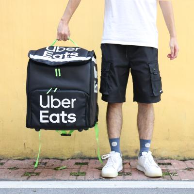 China Factory Waterproof Cooler Bag Insulated Food Delivery Box Motorcycle Backpack Ube Thermal Bag Eat for sale