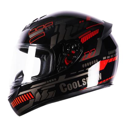 China ABS Man Bike Helmets Motocross Motorcycle Full Face Helmet WHITE/BLACK S/M/L/XL Helmet Safe Offroad Training for sale