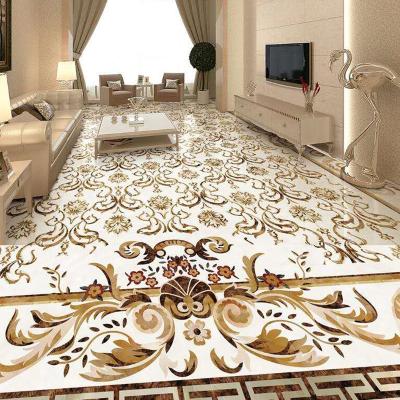 China Large Size Modern Effect Customized 3D Europe Style Floor Wall Murals For Floor * for sale