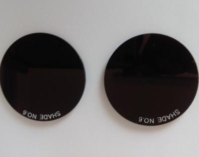 China Glass Round Shape Protective Glass Welding Filter Lens for sale