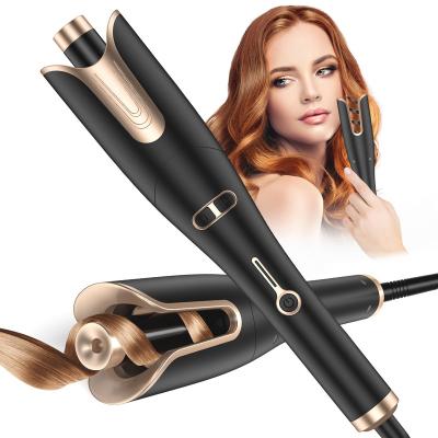 China For Home Use Original Factory Portable Fast Heating Customized Hair Styler Tool Hair Rotating Curling Roller Wand Wire Automatic Hair Curlers for sale