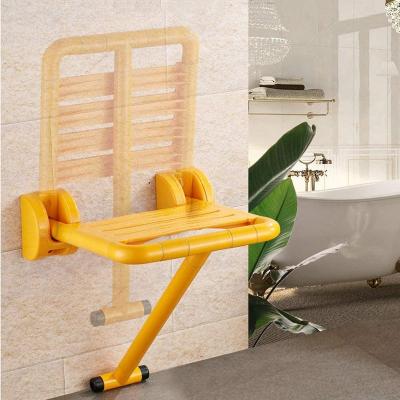 Κίνα Safety Folding Wall Mounted Bathroom Chairs Custom Folding Wall Mounted Shower Seat Folding Toilet Seat Disabled Factory Toilet Shower Chairs προς πώληση