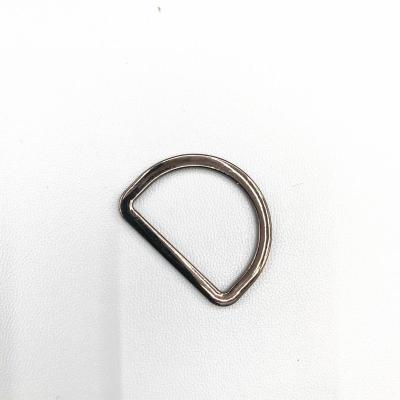 China Factory Wholesale Custom Size D Shape Flat Adjustable Alloy D Dee Ring Various Metal Buckles For Bag Strap Strap Clothing Luggage Acc for sale